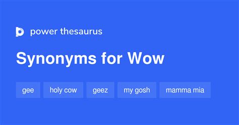 WOW Synonyms: 23 Similar and Opposite Words .